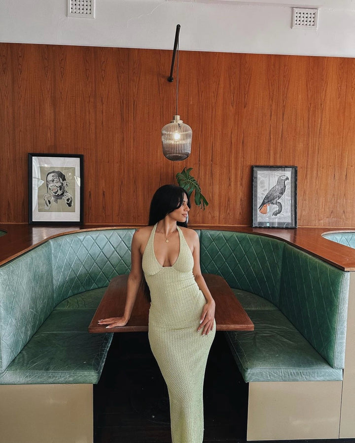 Isabella Dress - Chartreuse SZ 6-8