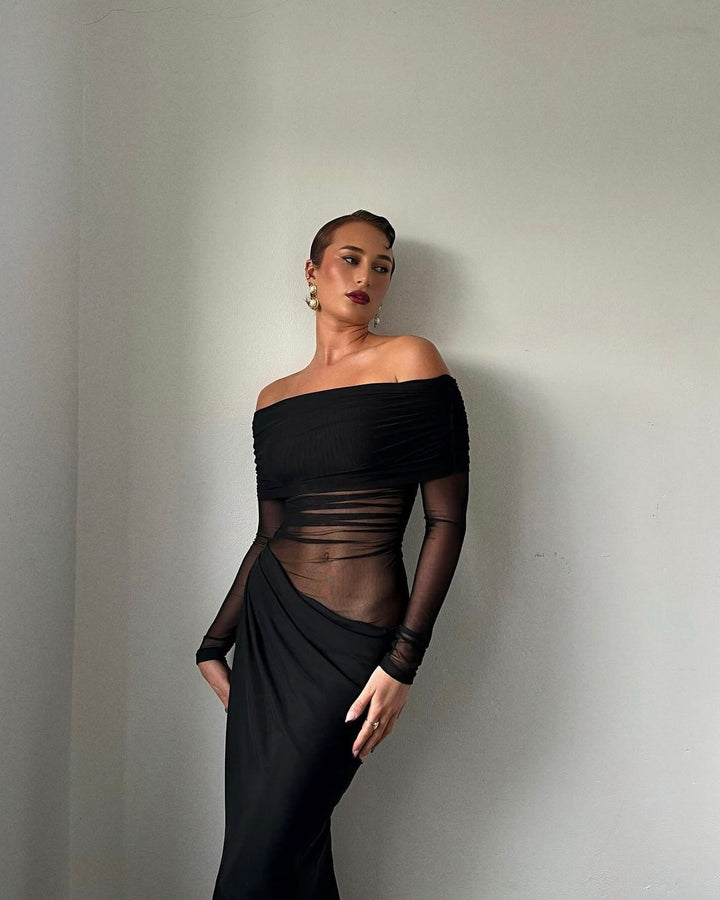 Yasmin Off-Shoulder Maxi SZ 8